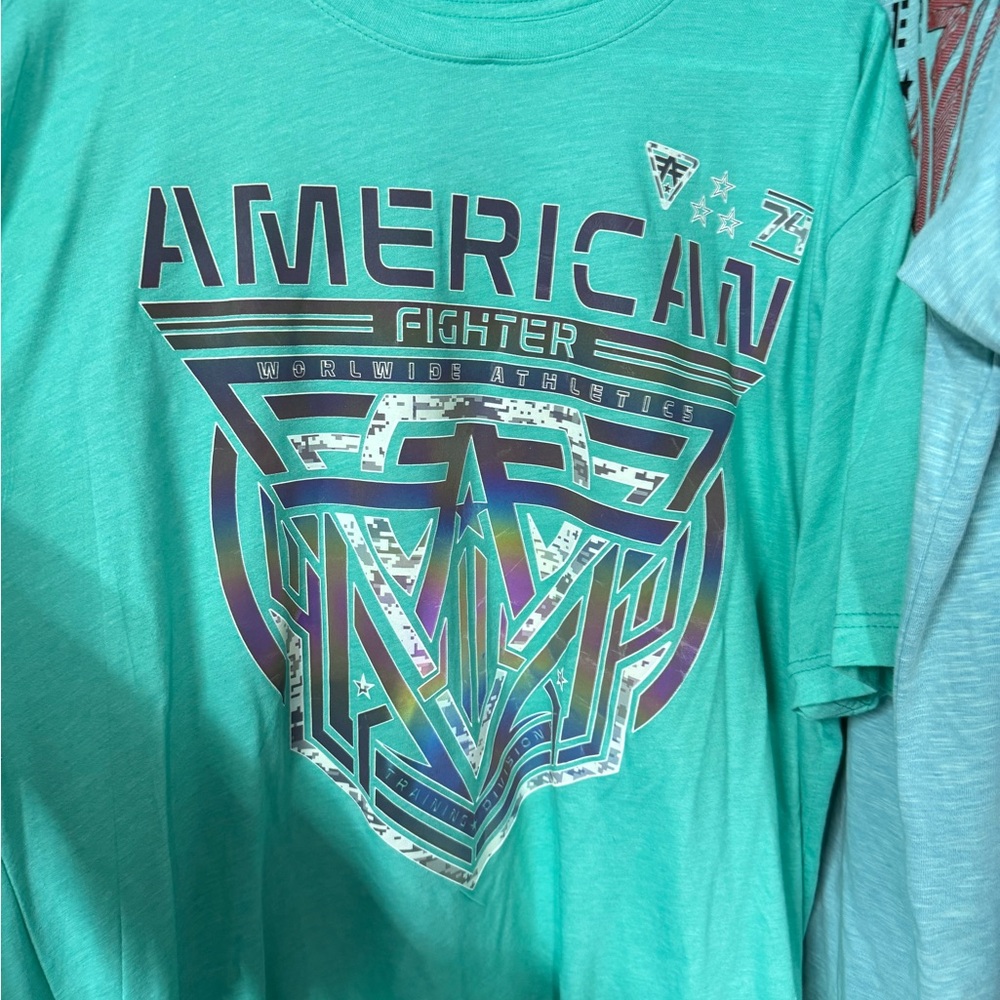 American Fighter Men's Green T-Shirt